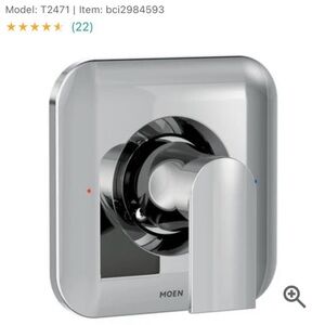 Moen Genta LX Single Handle Pressure Balanced Valve Trim Only